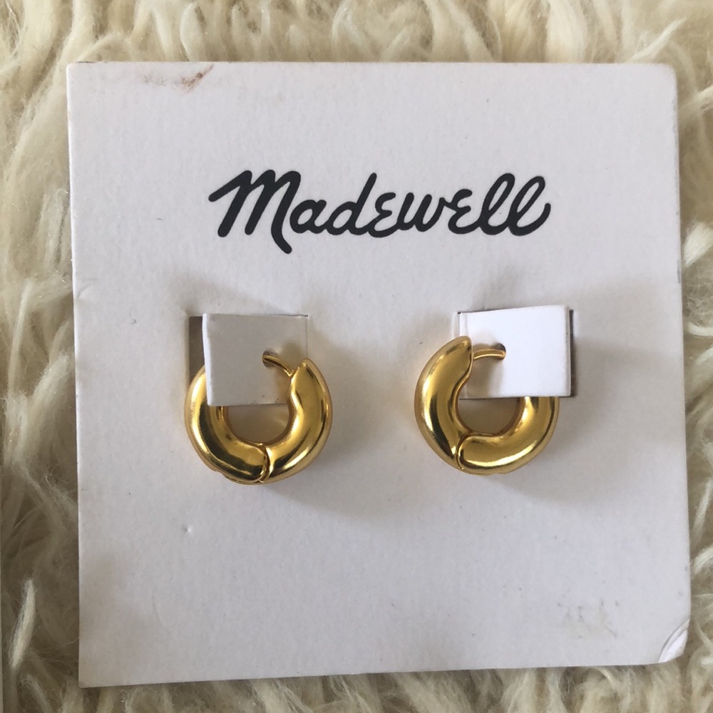 Madewell Jewelry Bundle 6 pairs of earrings NWT - Picture 7 of 9